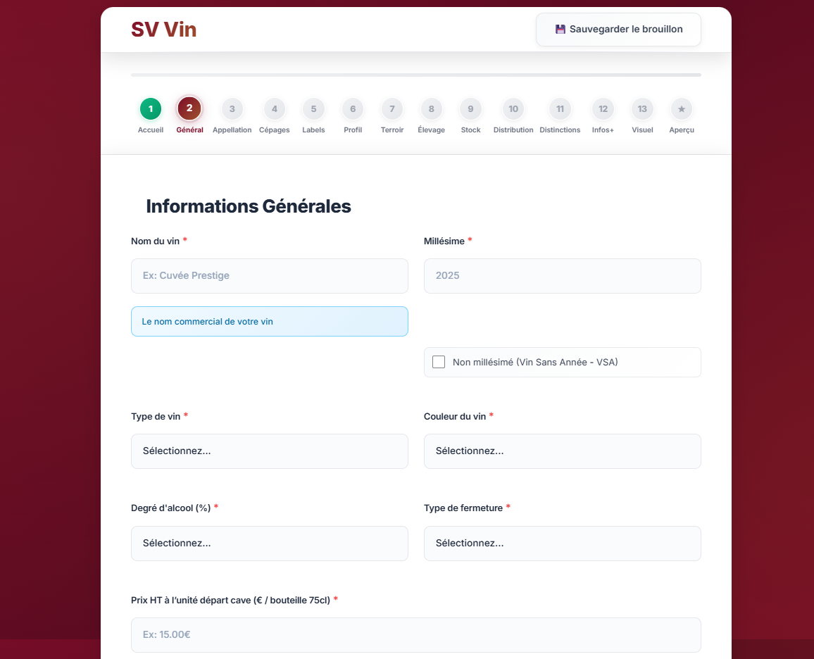 Dashboard producteur